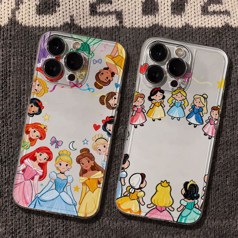 可爱迪士尼公主适用iQOOZ10Turbo+Z9Z8手机壳透明iQOONeo109SPro+87竞速版65se爱酷iQOO15131211S学生U1U3U5x