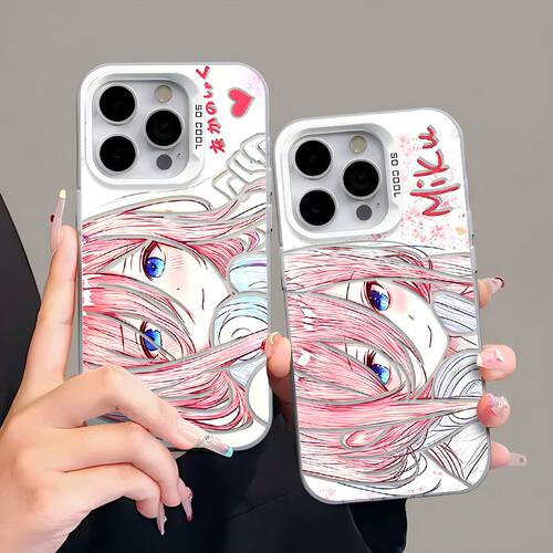 可爱中野三玖适用vivoY600Pro手机壳Y500i彩银磨砂Y300Ty200iy100i长续航版y93y78+y76sy70sy53sy37Cy36my35+