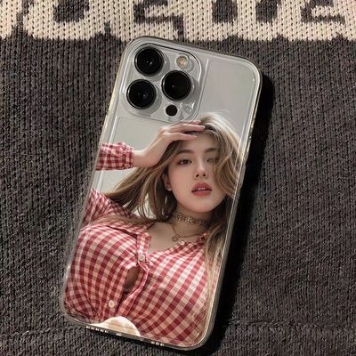 ins风格子女孩适用小米17/1514Ultra手机壳civi3透明Turbo4Pro红米K90K80至尊版K70K60学生note15Pro+141312