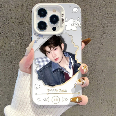 ins王源周边适用iPhone17Air/16Promax手机壳彩银磨砂苹果111213mini/1415Plus学生XRXS高级感SE3代6s/78Plus