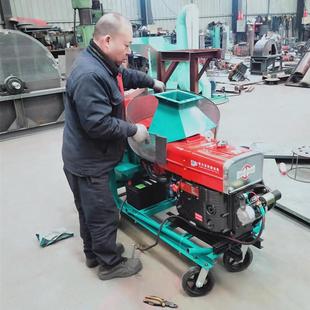 木材竹子削片机木屑切片打碎机香菇菌木削粉碎机