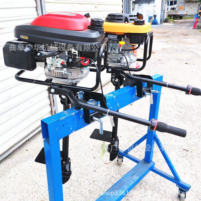 船用电启动外挂机 196cc汽油船外机 带倒档推进器