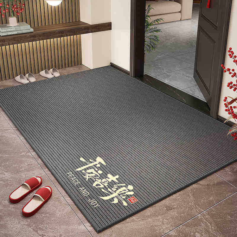 水晶绒入户门地垫新中式防滑蹭土脚垫家用玄关易打理门垫可发,居家布艺,家用脚垫,淘宝优惠券,粉丝福利购,淘宝优惠卷