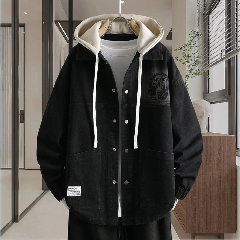 2025爆款牛仔外套男秋季新款