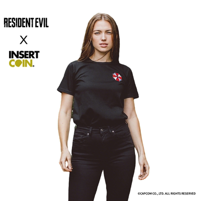 生化危机2保护伞T恤 INSERT COIN 卡普空游戏周边正版授权