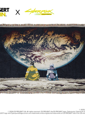 赛博朋克边缘行者毛毯INSERT COIN CDPR游戏周边正版授权