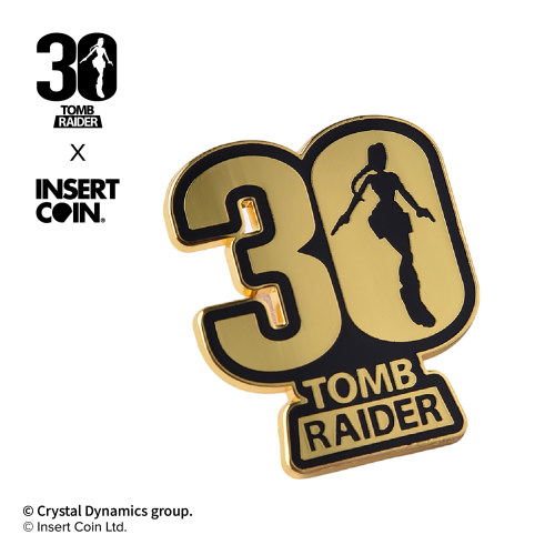 古墓丽影30周年纪念徽章 INSERT COIN 游戏周边正版授权