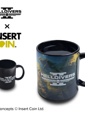 绝地潜兵2变色马克杯INSERT COIN 索尼PS游戏周边正版授权