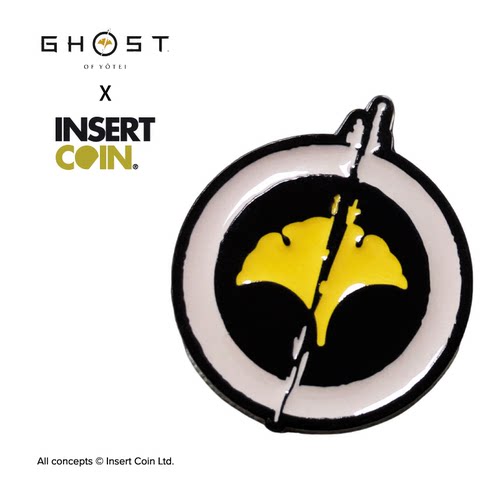 羊蹄山之魂徽章 INSERT COIN 索尼PS游戏周边正版授权