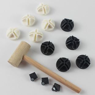 diy铁网魔片宠物围栏拼接通用配件卡扣固定组装 猫狗笼子球形十字