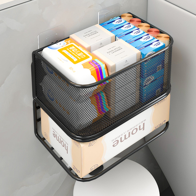 马桶置物架免打孔卫生间收纳架