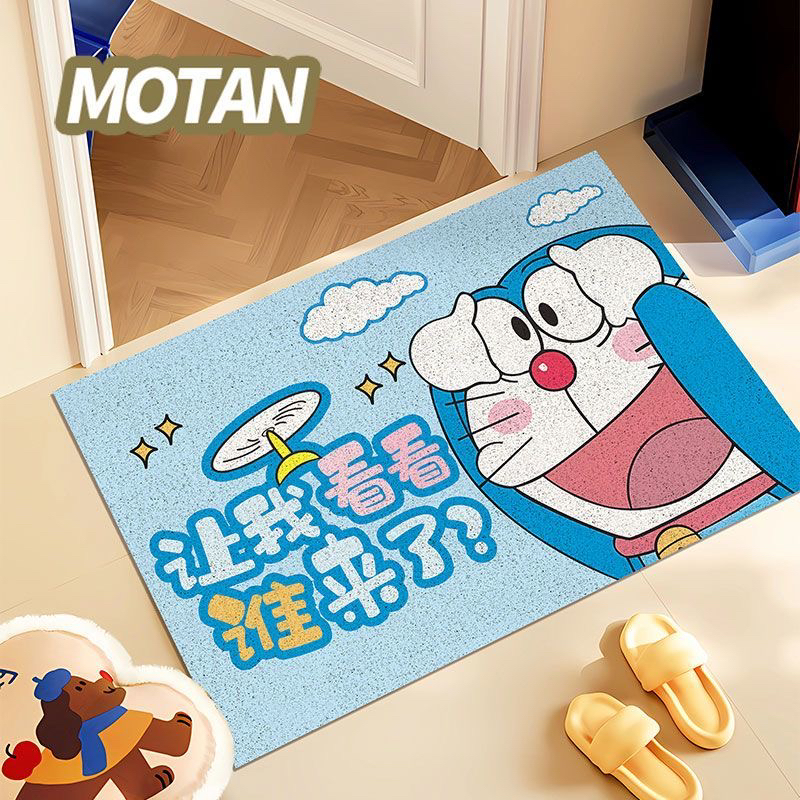 卡通家用脚垫哆啦A梦入户地垫