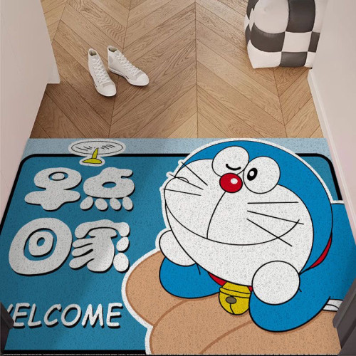 卡通家用脚垫哆啦A梦入户地垫