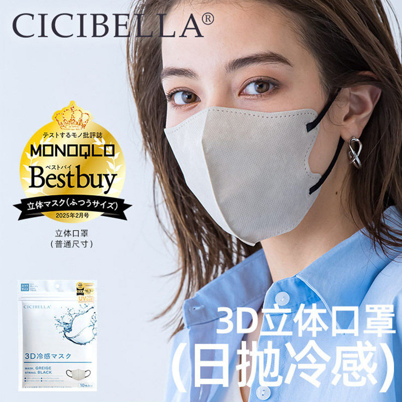 CICIBELLA日本3D立体防晒口罩图片