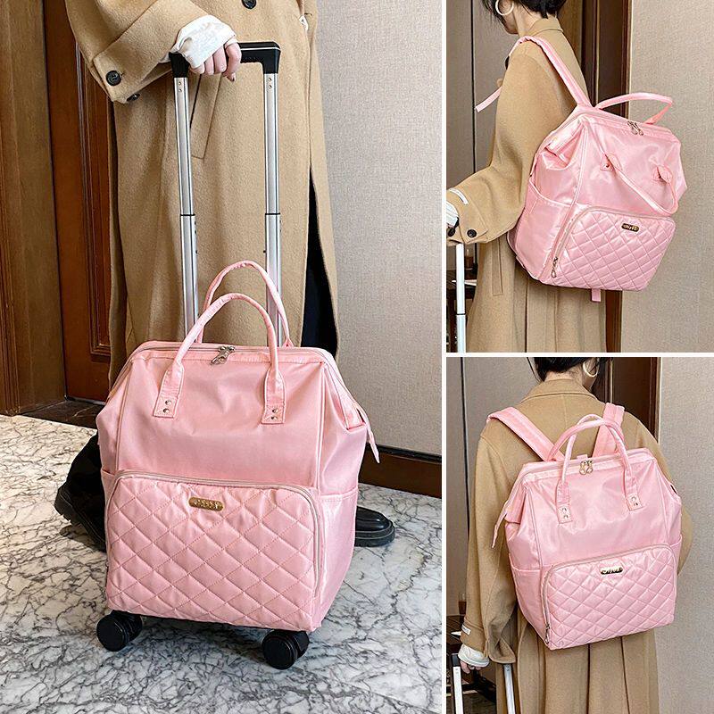 可拆拉杆背包双肩旅行包女男手提旅游拉杆背包双肩旅行包购物包可