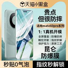 精菲适用于华为Mate60pro钢化膜mate40/50曲面30pro40e20x全屏Pura70防窥RS保时捷70Ultra保护P60手机p60art