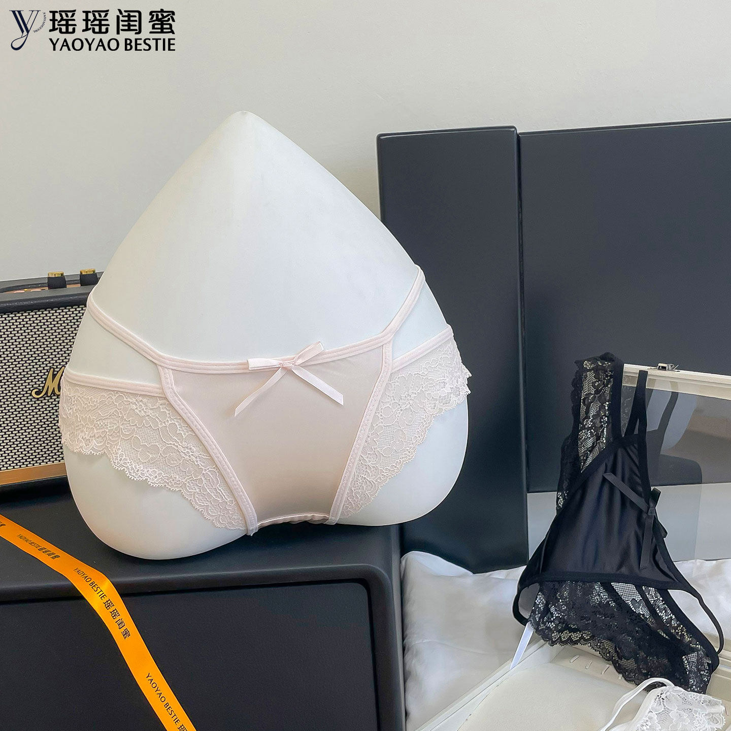 瑶瑶闺蜜法式千金绸面性感纯欲风系带交叉镂空蕾丝内裤女棉裆冬季,女士内衣/男士内衣/家居服,女三角裤,淘宝优惠券,粉丝福利购,淘宝优惠卷