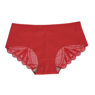 瑶瑶闺蜜冰丝拼接蕾丝内裤女3条