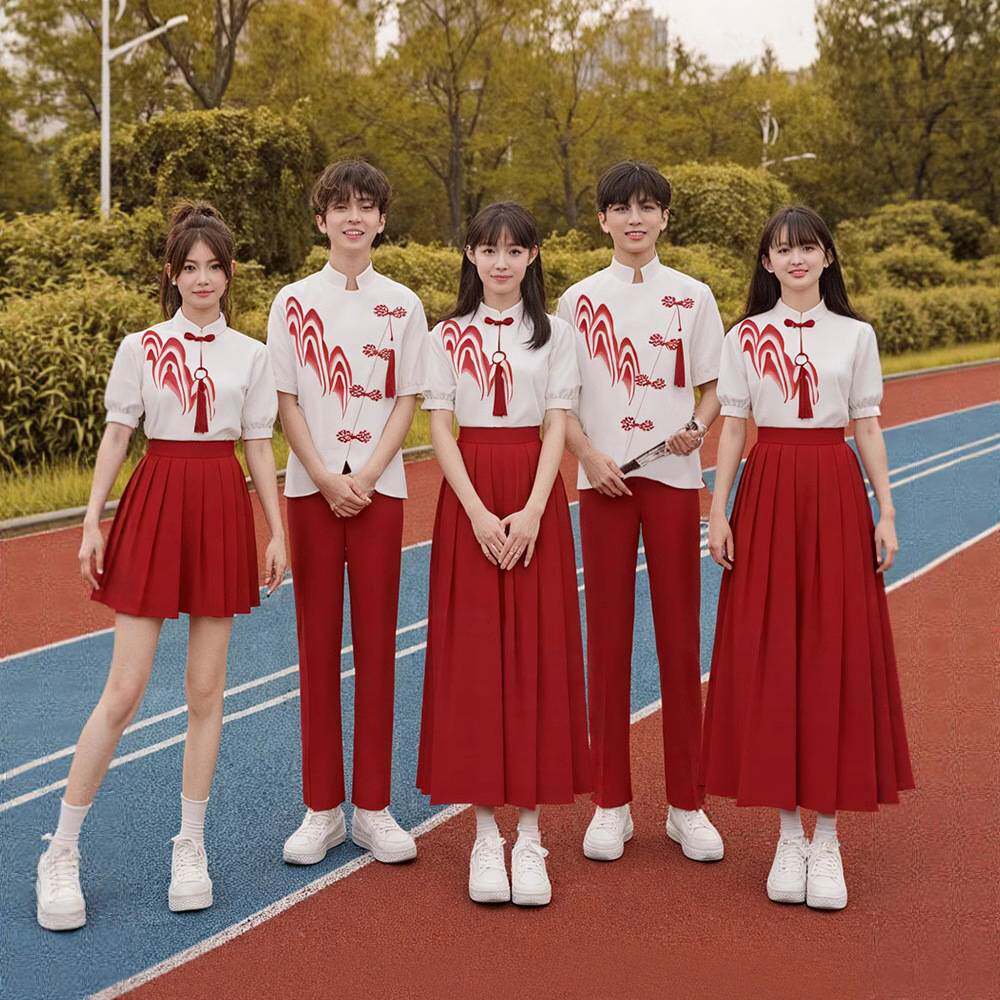 国庆初高中学生红色爱国合唱朗诵