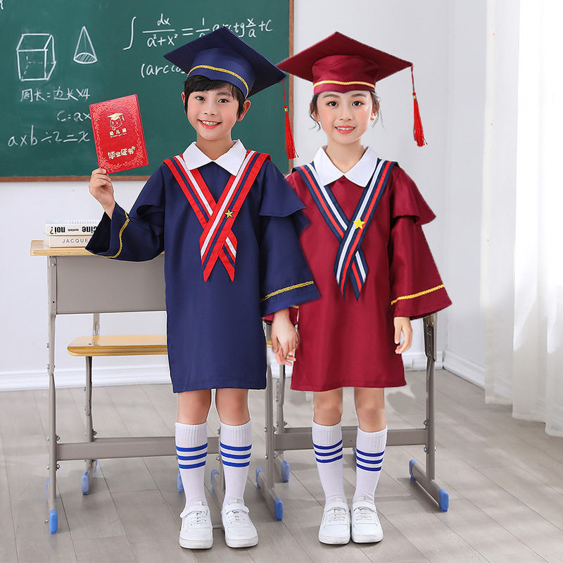 幼儿园毕业博士服六一儿童学士服
