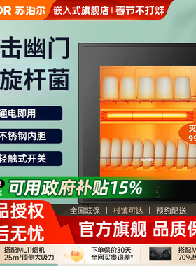 苏泊尔L02消毒柜家用立式小型台式桌面高温消毒碗筷橱柜MT03