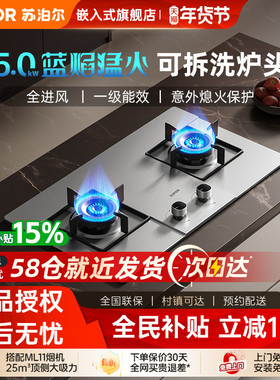 苏泊尔MS29S燃气灶家用双灶液化气天然气MB08S煤气灶MB11S