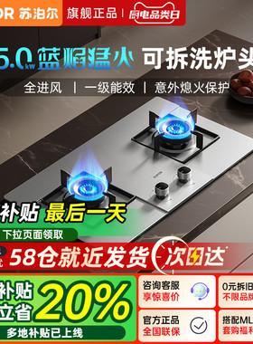 苏泊尔MS29S燃气灶家用双灶液化气天然气MB08S煤气灶MB11S