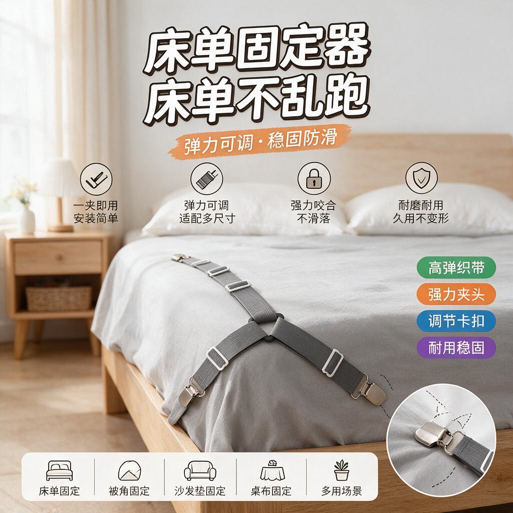 12夹床单固定器，床单床罩固定器，防跑夹子，沙发被子固定器