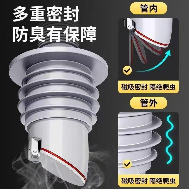 下水管道封口盖板洗手盆防臭塞厨房洗衣机洗脸盆池异味堵口密封圈
