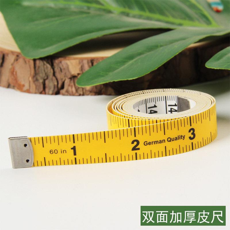 &1.5米市寸皮尺量衣尺腰围软尺三围裁缝尺子市尺裁剪衣服布裁缝尺