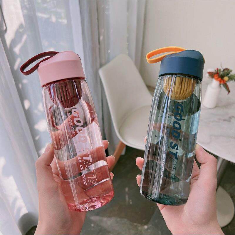 太空杯茶杯防摔带刻度塑料杯水杯男女学生水瓶便携滤网随手杯