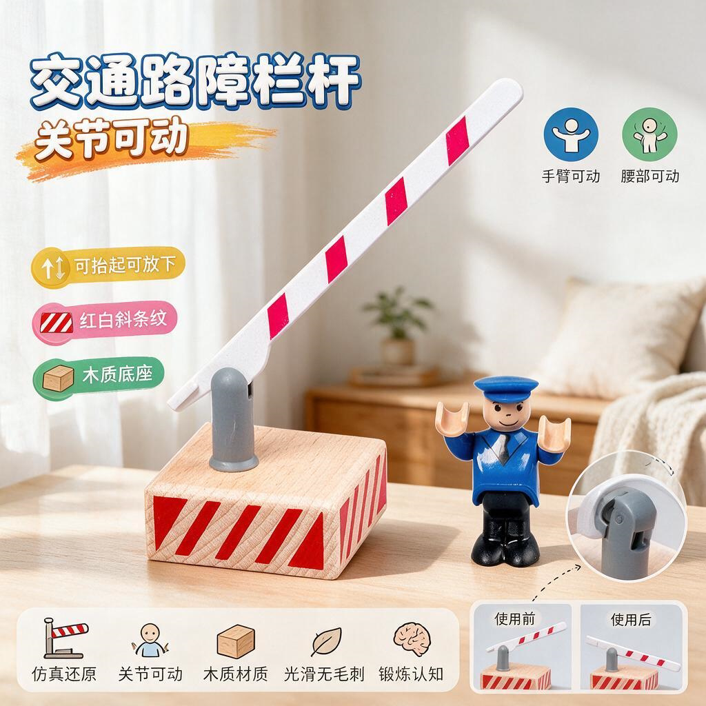 儿童交通栏杆玩具路障路标停车场升降杆小区拦车高速收费杆道闸门
