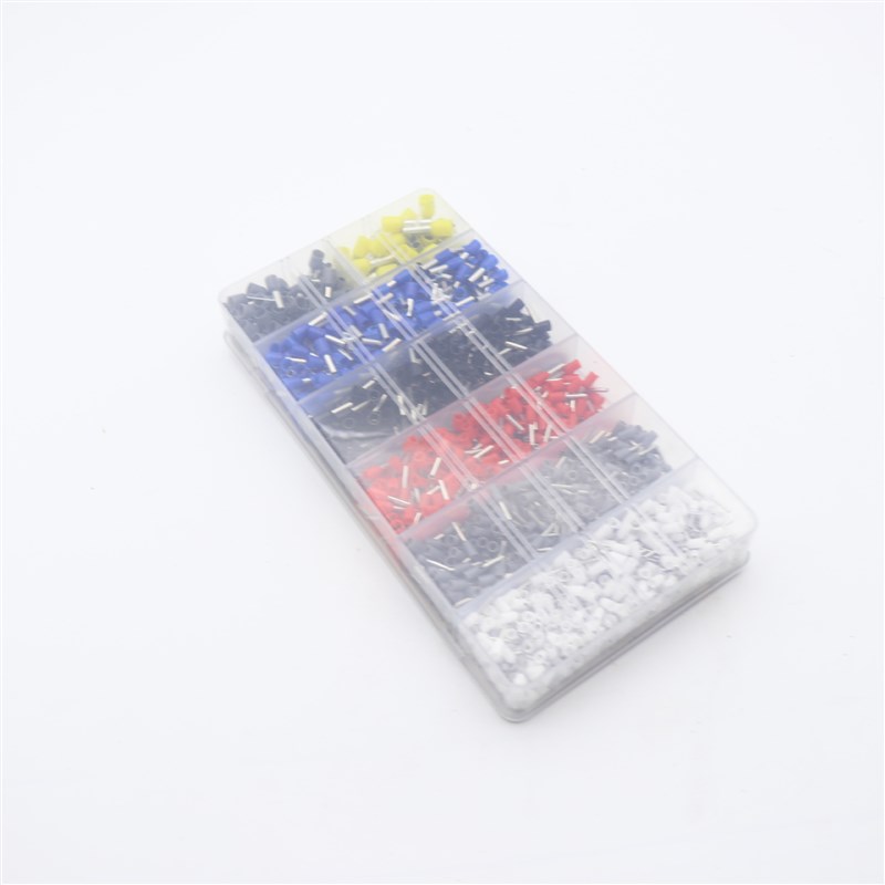 适用冷压接线端子套装压线钳收纳盒电线铜鼻子VE管型端子插压线帽