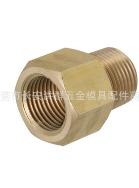 拧入型 黄铜六角接套 内外牙套管型接头SJSXS10A同径SJSXS-10A