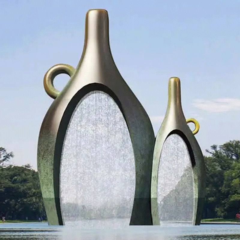 大型不锈钢城市景观雕塑厂家公园小区金属钢结构景观雕塑摆件小品