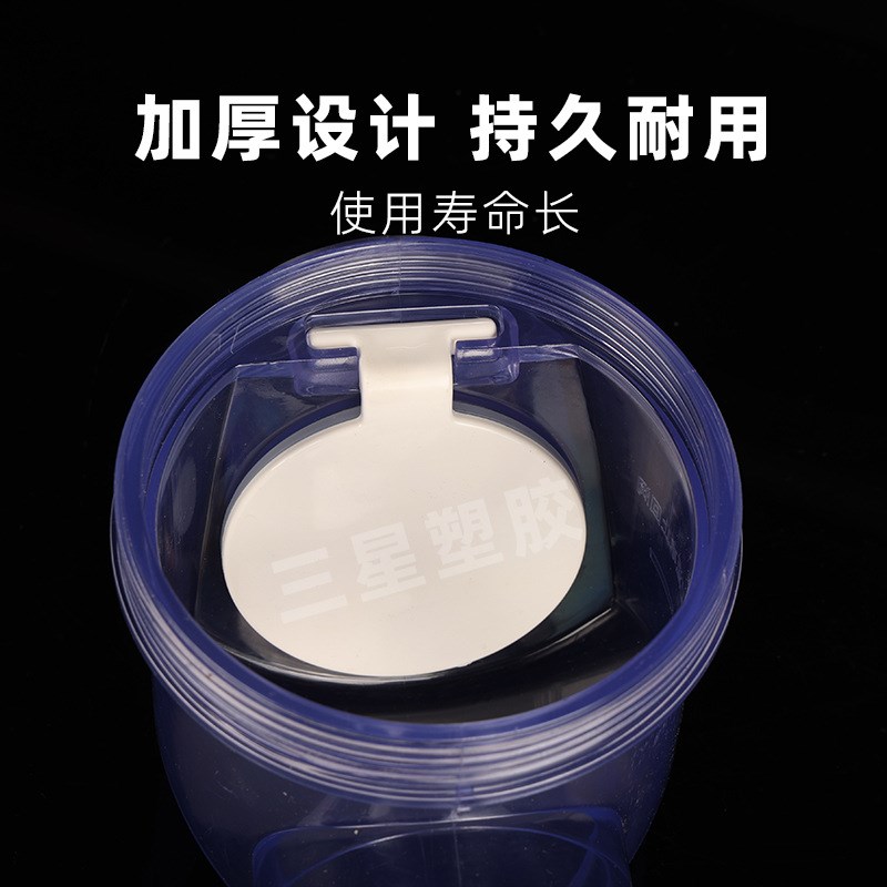 pvc透明防反溢止回阀50 75 110mm横向竖式厨房下水管单向止逆阀