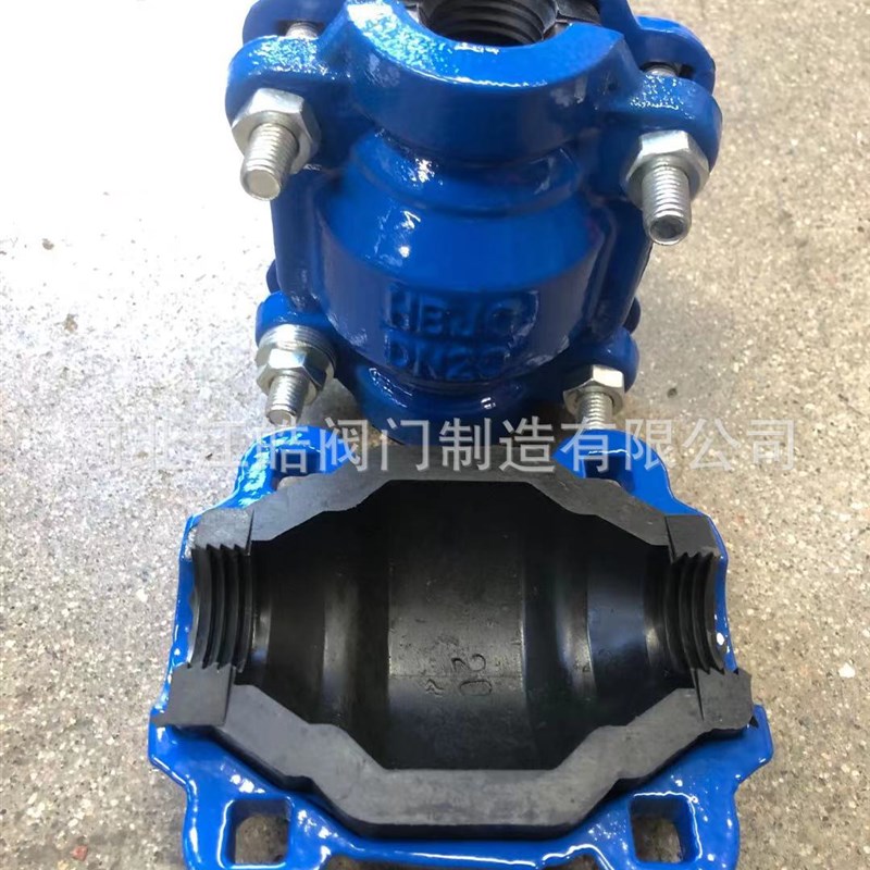 供水管道用球墨铸铁承口堵漏器15/20/25/32/40/50橡胶全密封