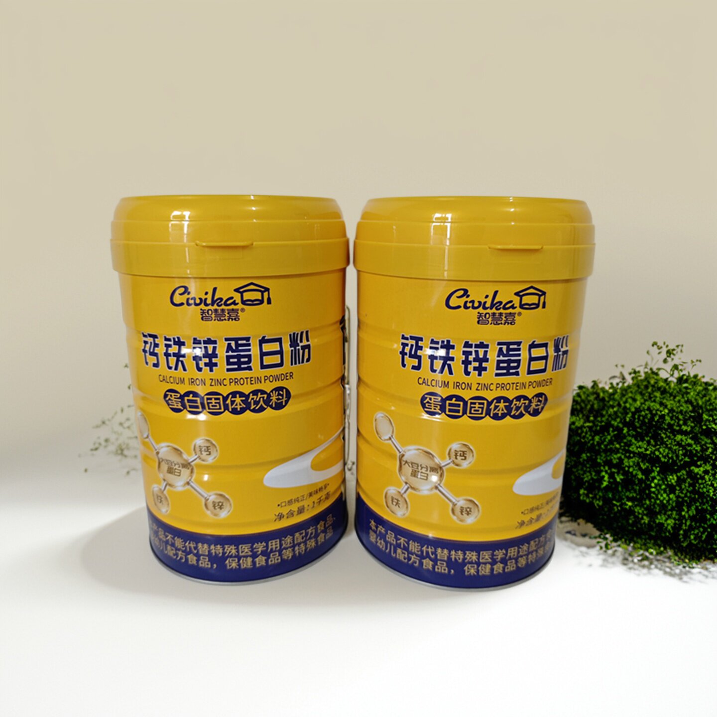 智慧嘉 实拍发货 1000g 钙铁锌蛋白粉蛋白质粉