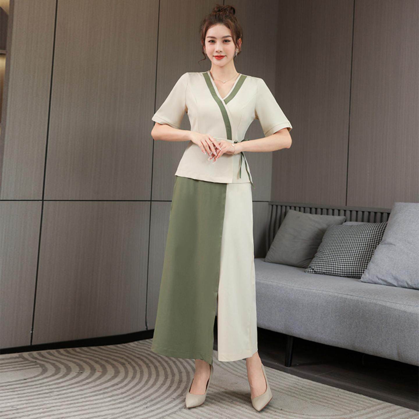 气质足浴技师工作服酒店泰式按摩