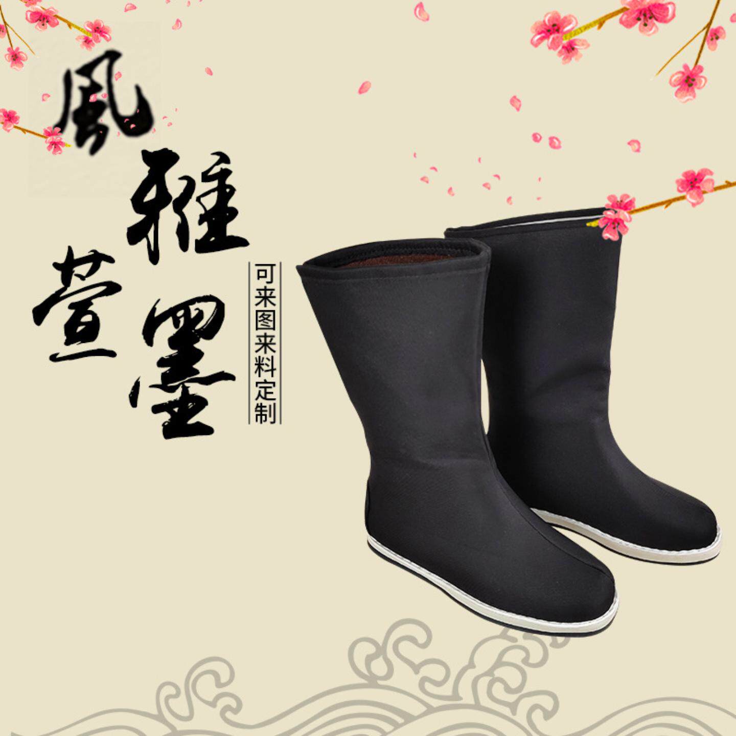 汉服布鞋春秋非古装演出摄影男
