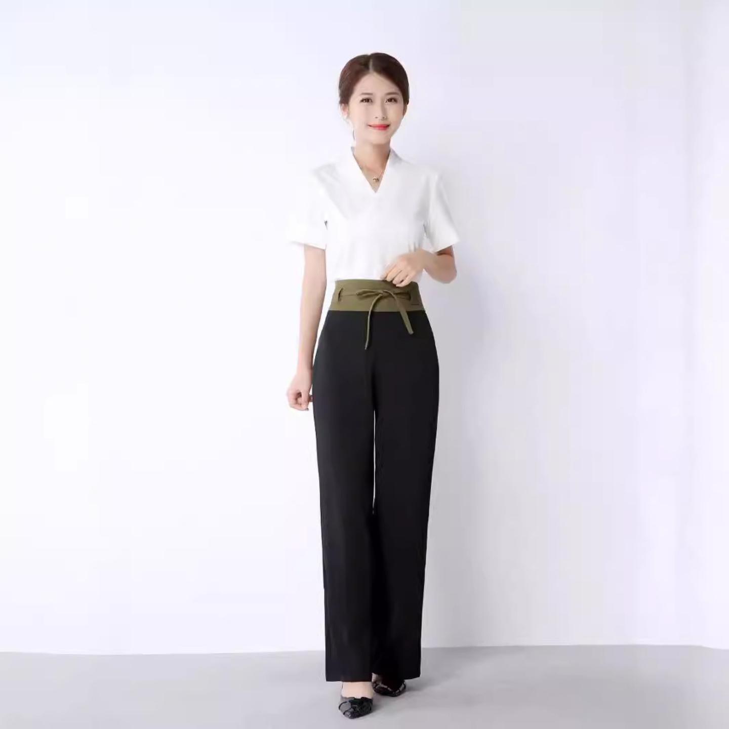 美容师工作服春夏新款spa养生馆