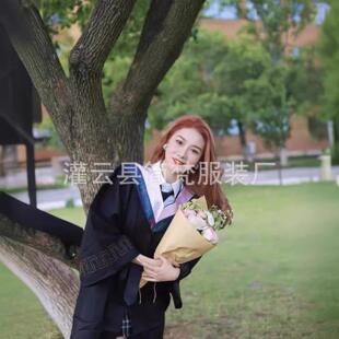 学士服大学生男女毕业礼服学位服学院风毕业照学位袍