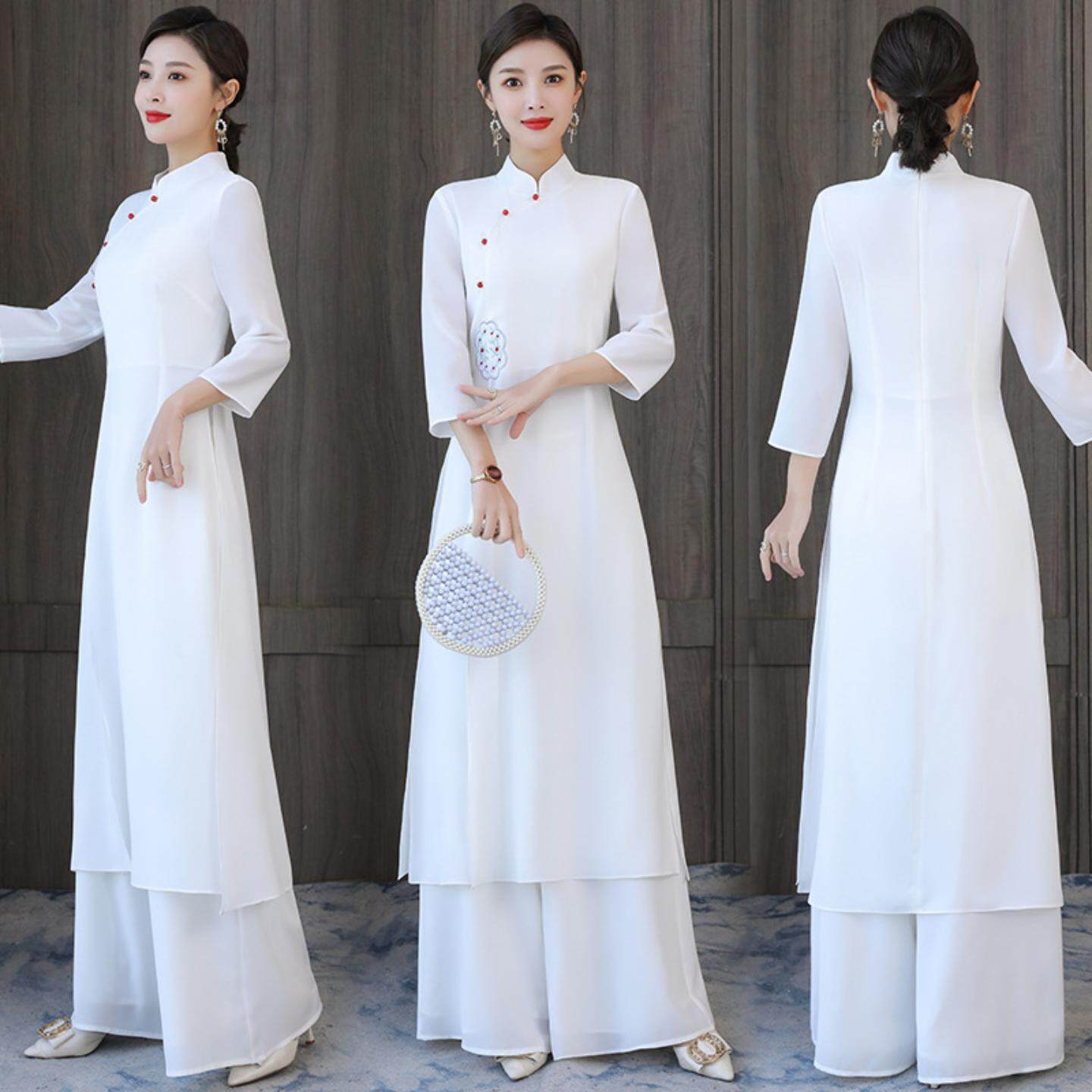 9074茶服茶艺师女春夏禅意禅服
