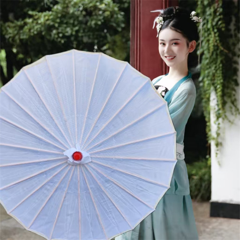 纯色舞蹈伞演出道具工艺伞