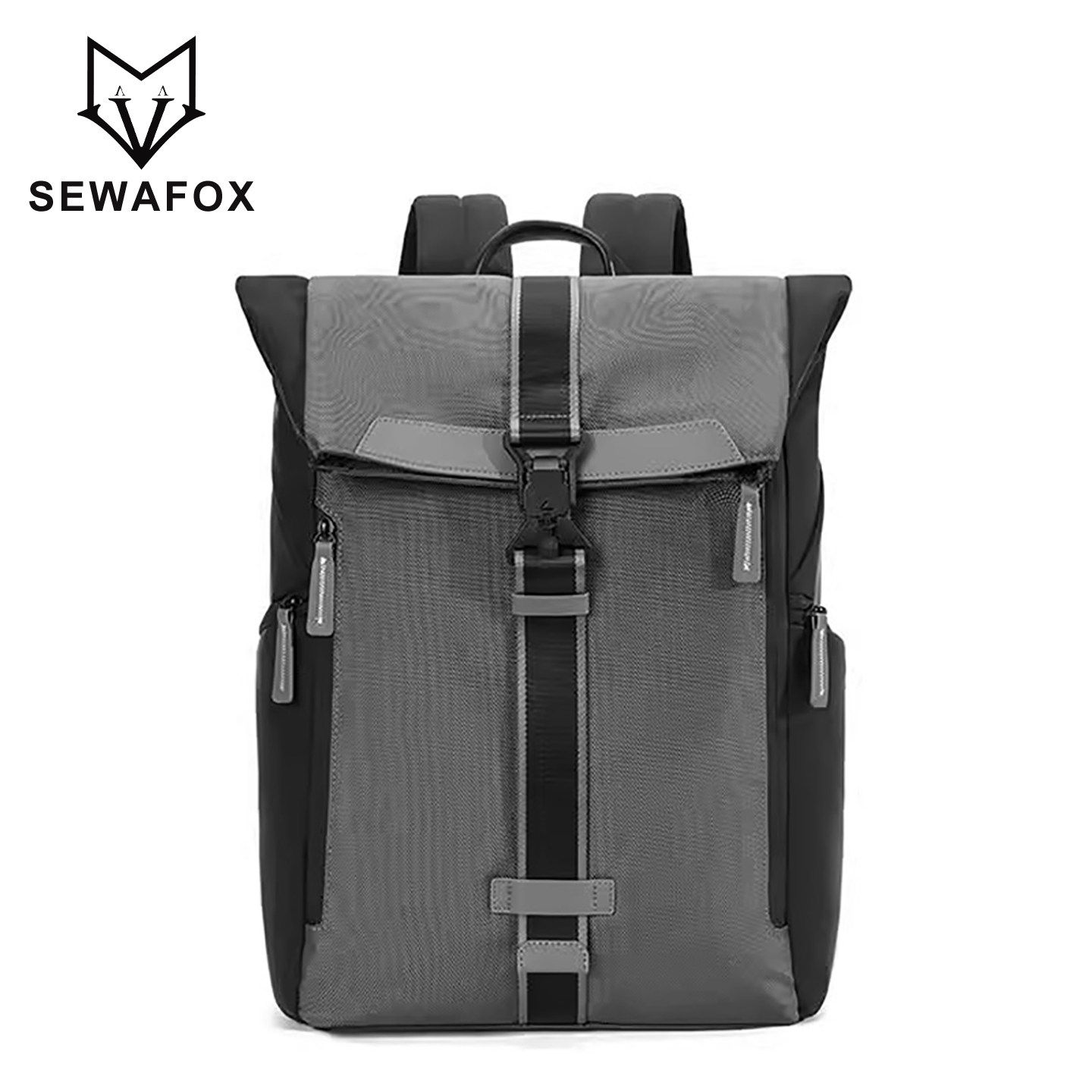 高级感双肩包男士大容量男包商务通勤休闲旅行多功能电脑背包书包