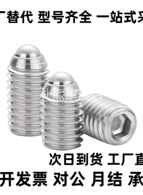 球头柱塞不锈钢定位珠 BPW3 BPW4 BPW5 BPW6 BPW8 BPW10/12/16