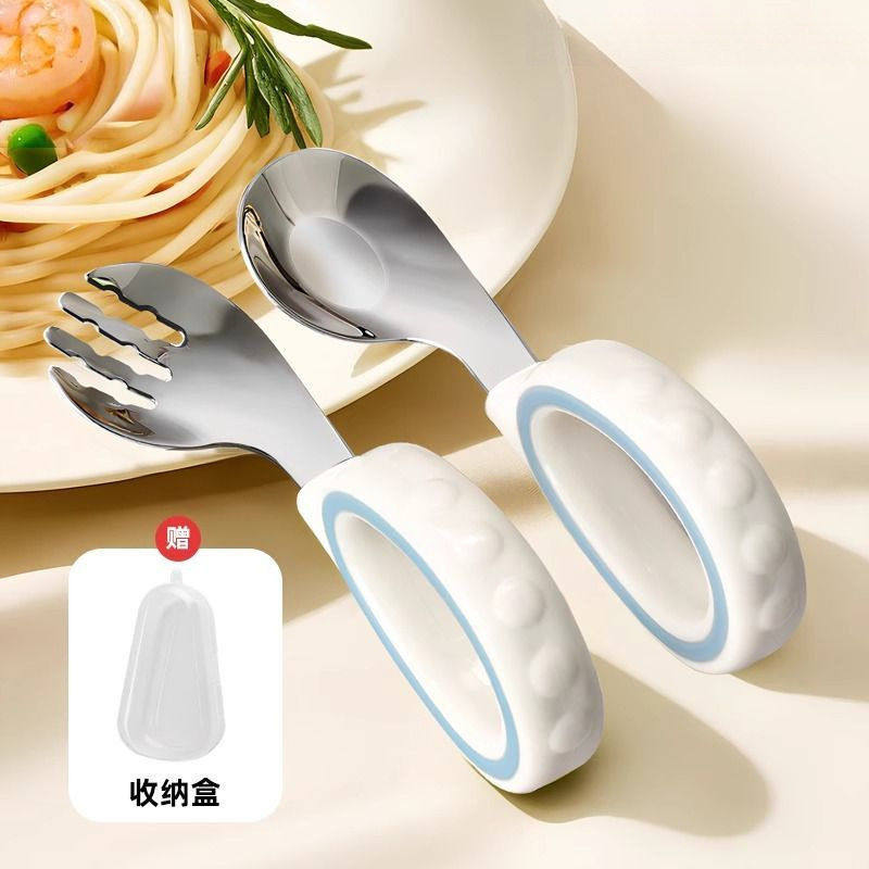 自主进食辅食勺子儿童不锈钢餐具元叉勺一岁婴儿学吃饭训练,婴童用品,儿童餐具,淘宝优惠券,粉丝福利购,淘宝优惠卷