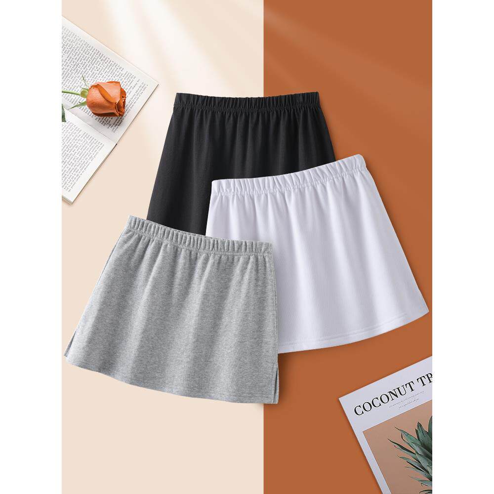 纯棉屁帘女下摆冬季卫衣打底半身裙遮臀神器加厚大码内搭叠穿春秋