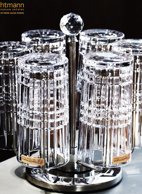 德国进口无铅水晶欧式饮料水杯啤酒杯气泡水杯子高杯牛奶杯套装