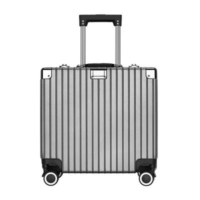 18寸正方形登机拉杆行李箱20可带上飞机免托运铝框横款小型轻便硬